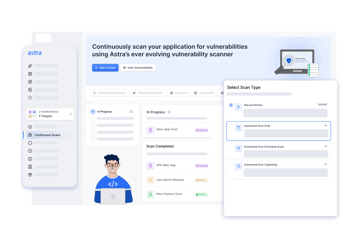 Astra best vulnerability scanner