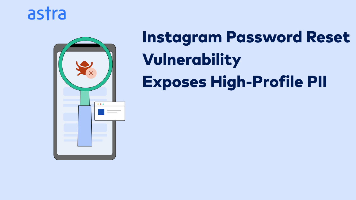 instagram account recovery pii leak